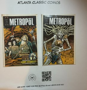 Lot Of 2 Comic Books Ted McKeevers Metropol  Epic Comics #8 9  2 MT4