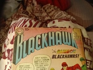 #131 DC Comics December 1958 The Rainbow Blackhawks Scifi Cover Silver Age Book