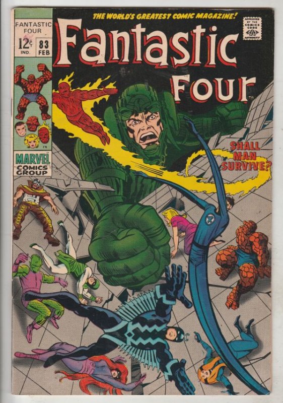 Fantastic Four #83 (Feb-69) VF/NM- High-Grade Fantastic Four, Mr. Fantastic (...