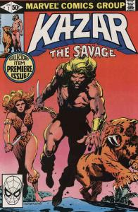 Ka-Zar the Savage #1 VF ; Marvel | Shanna