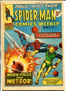 Spider-Man Comics Weekly #30 1973- Thor- British comic VG