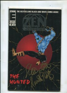 ZEN INTERGALACTIC NINJA THE HUNTED #3 (9.2) SIGNED BY STERN AND COTE