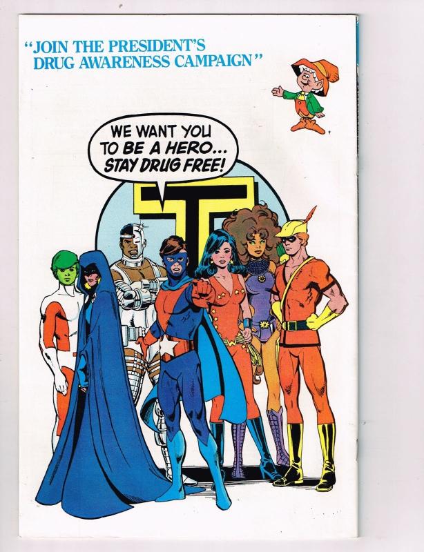 New Teen Titans (1980) Drug Awareness #3A DC Comic Book Cyborg Starfire HH2