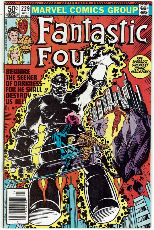 Fantastic Four #229 (1961 v1) Bill Sienkiewicz Newsstand VF+