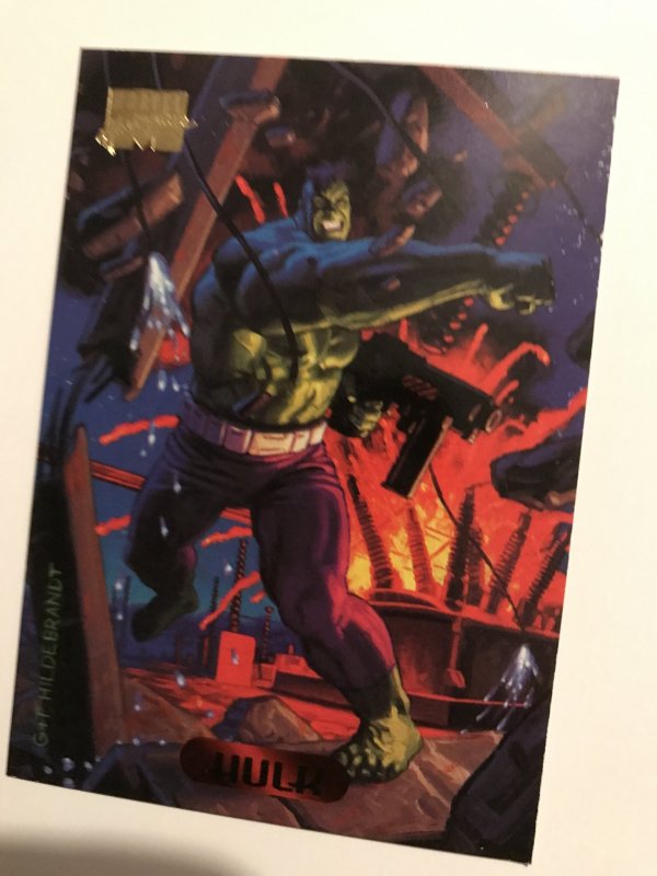 HULK #50 card : 1994 Marvel Masterpieces, NM; Hilderbrandt art