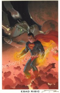 Superman with Spaceships Print of Painted Art - Signed by the artist Esad Ribic