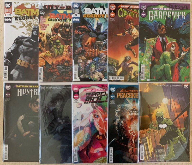 BATMAN SECRET FILES 1-3 + 6 SECRET FILES ONE-SHOTS | COMPLETE SET | 10 TOTAL