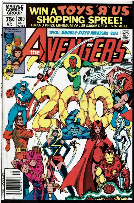 Avengers #200, 9.0 or Better *KEY Controvertial Issue* Carol Danvers Raped (4)