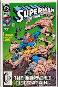 Superman: The Man of Steel #17 (1992) Superman [Key Issue]