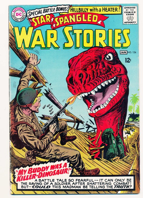 Star Spangled War Stories (1952-1977 DC) #124 VG, Dinosaur issue