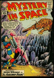 MYSTERY IN SPACE #68 DC 1961 ADAM STRANGE TIGER COVER VG