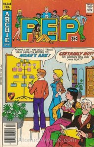 Pep #334 GD ; Archie | low grade comic February 1978 Noah's Ark Joke