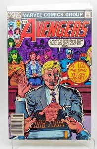 AVENGERS #228 (1983) TRIAL OF HANK PYM, AL MILGROM COVER, Newsstand, NM