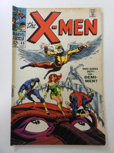 The X-Men #49 (1968) VF- Condition! First appearance of Lorna Dane!