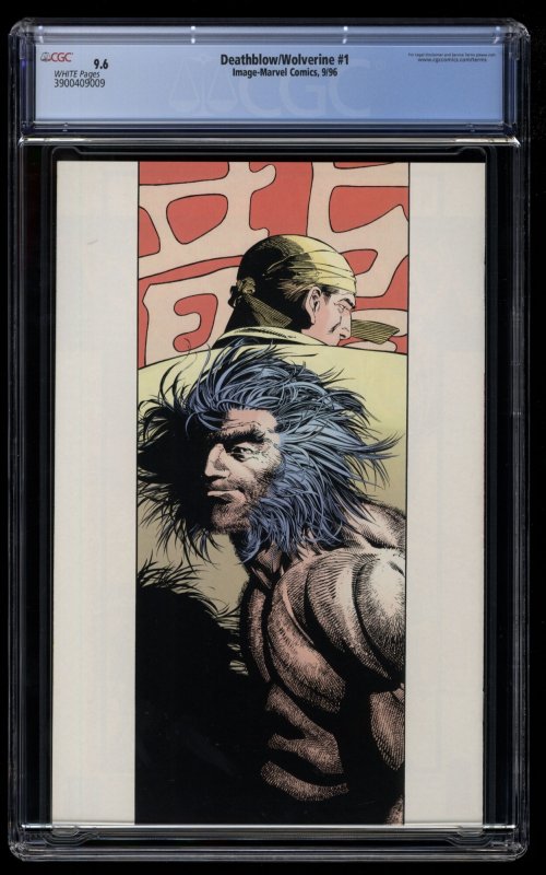 Deathblow/Wolverine (1996) #1 CGC NM+ 9.6 White Pages
