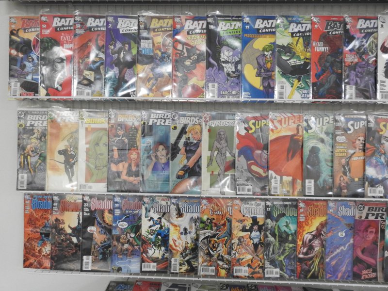Huge Lot 170+ Comics W/Batman, Superman, Birds of Prey+ Avg VF- Condition!