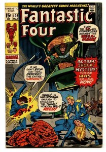 FANTASTIC FOUR #108-MEGA-MAN-LAST KIRBY ISSUE-MARVEL  VF/NM