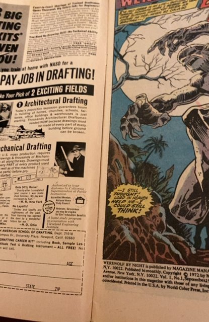 Werewolf by Night #1 (1972)1st solo series