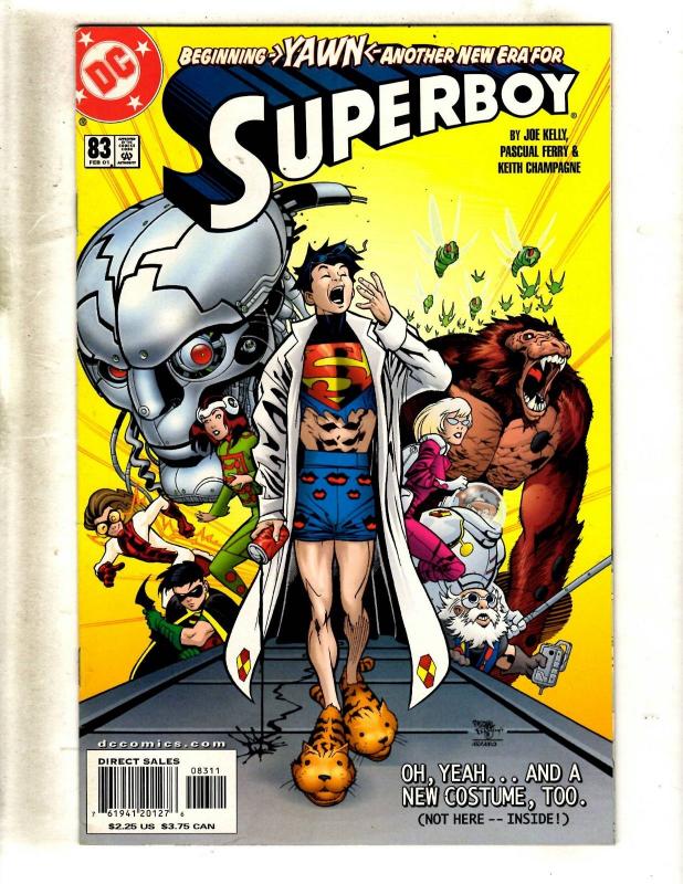 9 DC Comic Books Superboy # 83 84 85 88 89 90 + Superman # 166 173 201 J360