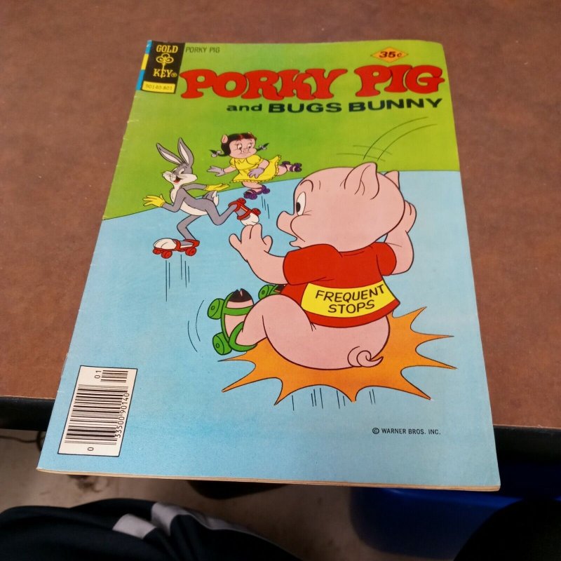 Porky Pig Six Issue Silver Bronze Age Cartoon Comic lot Run Set Collection Dell