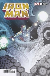 (2020) IRON MAN #1 PREMIERE PREMIUM SILVA VARIANT COVER! 2 per store!