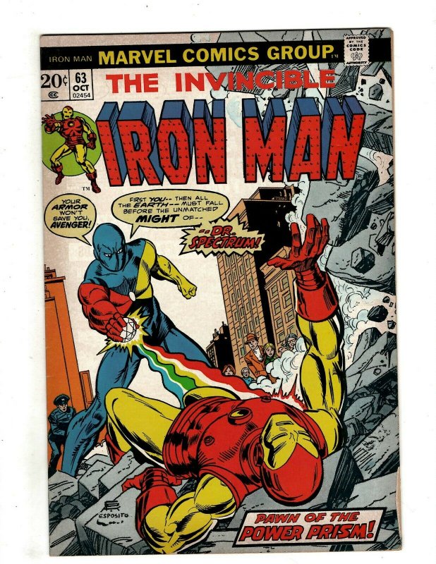 10 Iron Man Marvel Comics # 62 63 64 65 67 69 70 71 72 73 Tony Stark J451 