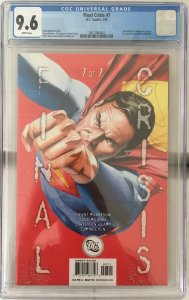 GUNN's ELSEWORLDS! 1ST CALVIN ELLIS EARTH23 SUPERMAN Final Crisis #7 CGC 9.6 NM+