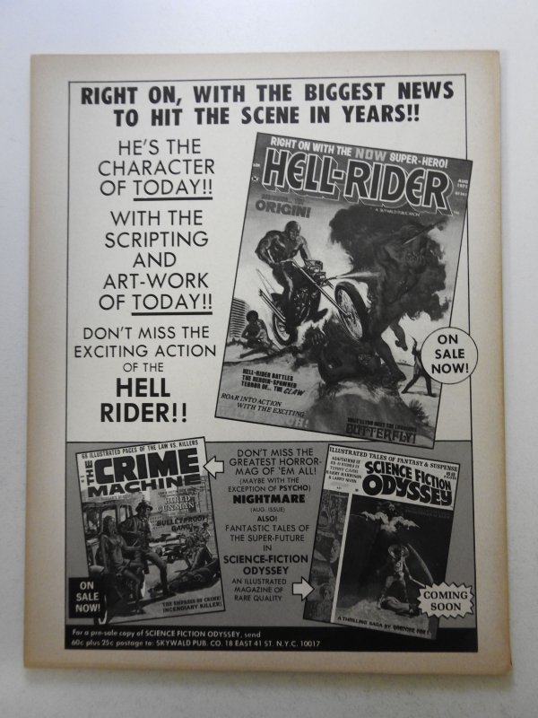 Nightmare #5 (1971) Creature of The Deep! Beautiful VF- Condition!