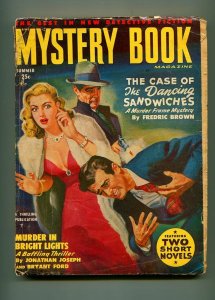 MYSTERY BOOK SUMMER 1950-THRILLING-FREDERIC BROWN-D.L. CHAMPION-VG-