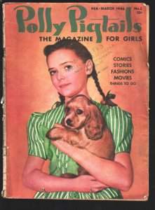 Polly Pigtails #2 1946- Comics-stories-fashions-movie info-Ethel Barrymore co...