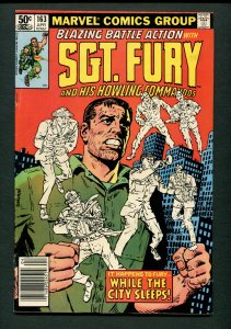 Sgt. Fury Lot of 5 (VG) Newsstand / 1980