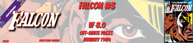 Falcon 3 VF 8.0 Newsstand Marvel 1984