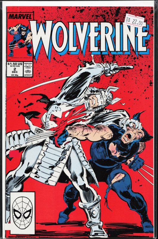 Wolverine #2 (1988) Wolverine