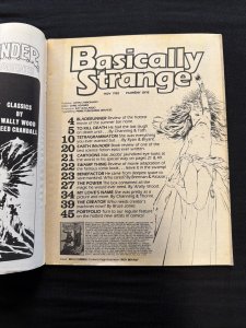 Basically Strange #1 1982 Brian Jacobs Alex Toth Wally Wood Corben Cvr  2 Copies