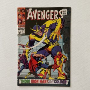 Avengers 51 Very Fine Vf 8.0 Marvel 1967