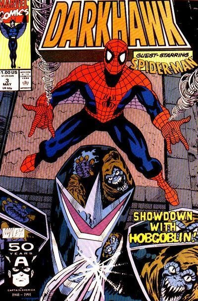 DARKHAWK #03 (1991) MIKE MANLEY | NEWSSTAND EDITION