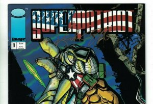 Superpatriot #1 VF signed by Keith Giffen - Image Comics