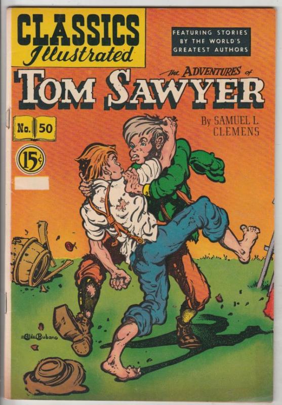 Classics Illustrated #50 (Dec-50) VF+ High-Grade Tom Sawyer