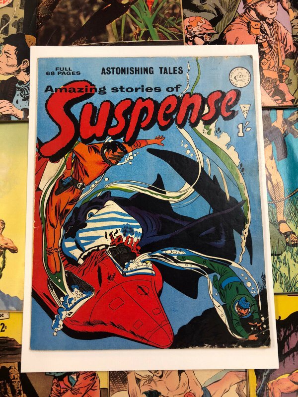 Amazing Stories of Suspense #67 VF- 7.5 astonishing tales APPROVED COMIC english