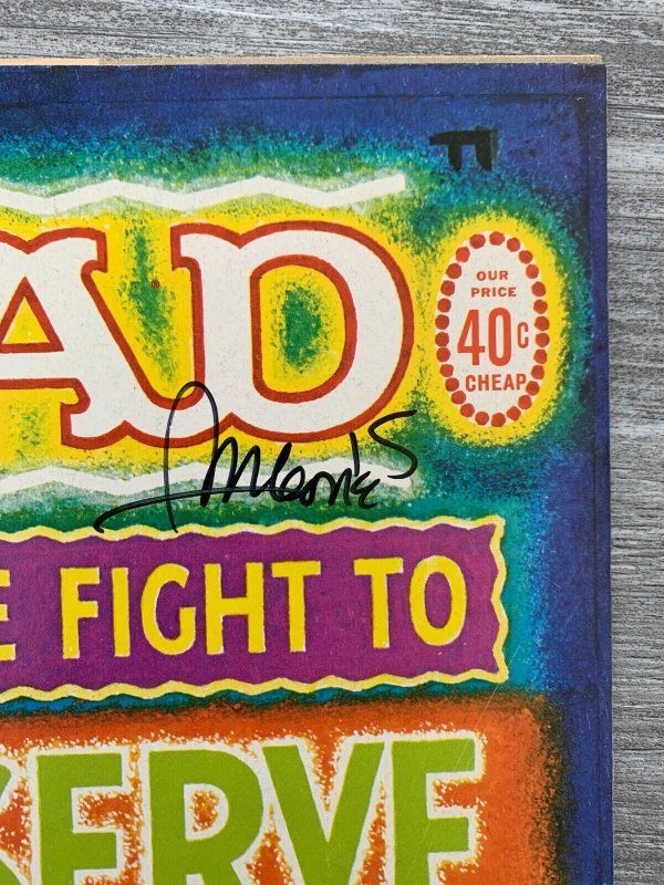 1974 MAD Magazine #166 VG+ 4.5 SIGNED w/ COA by Sergio Aragones