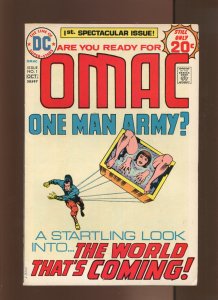 (1974) OMAC #1 - 1ST SPECTACULAR ISSUE! (8.5/9.0)
