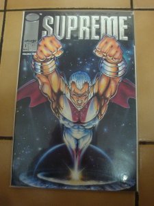 Supreme #1 Silver Foil Embossed Cover Rob Liefeld Story Brian Murray Cover & Art
