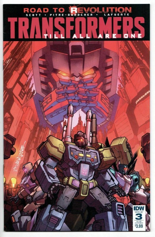 Transformers Till All Are One #3 Sub Cvr (IDW, 2016) VF/NM