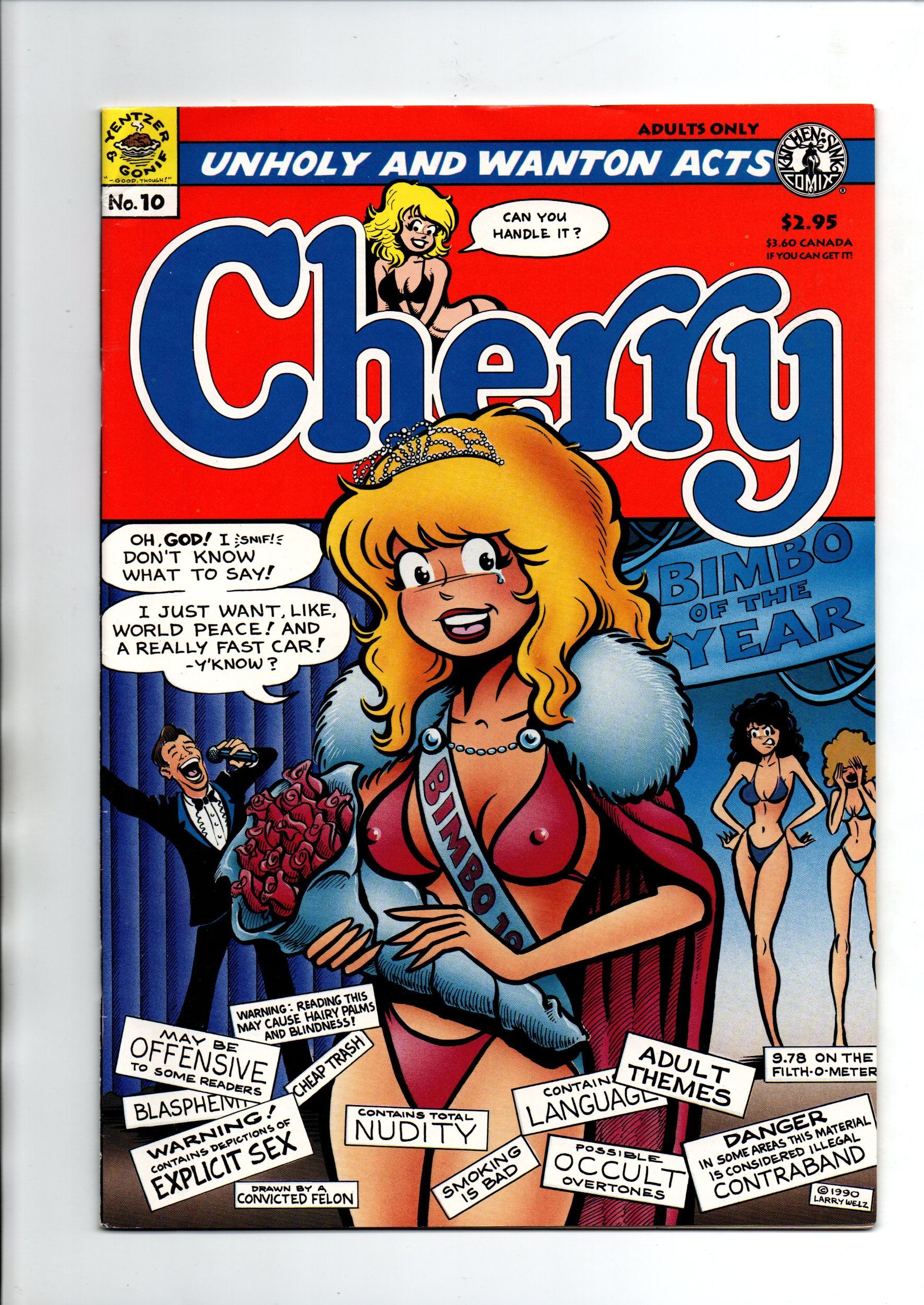 Cherry Poptart Larry Welz FN VF Comic Books Copper Age Adult HipComic