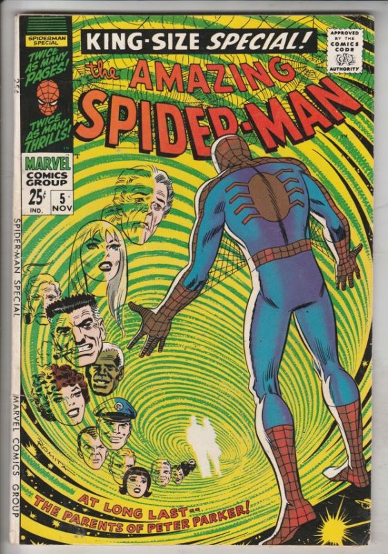 Amazing Spider-Man King-Size Annual #5 (Nov-68) VF/NM High-Grade Spider-Man