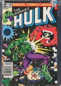 The Incredible Hulk #270 (1982) Hulk