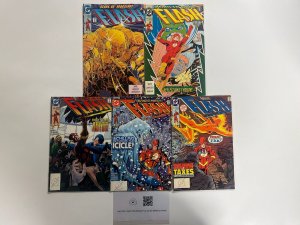 5 Flash DC Comic Books # 52 57 58 64 72 Batman Superman Wonder Woman 10 JS30