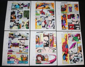 Amazing Spider-Man Annual #19 Complete 39 Page Story of Color Guide Art - 1985