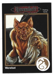 1991 TSR Dungeon and Dragons Trading Card #383 Werebat