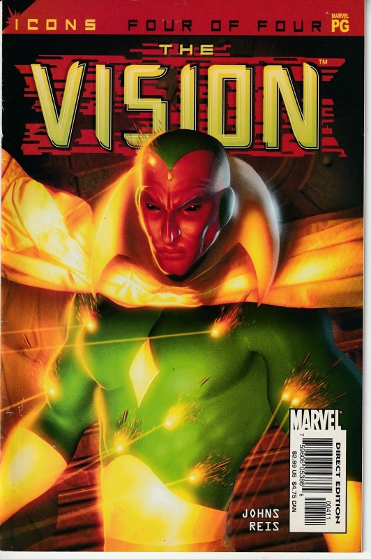 Avengers Icons – The Vision # 1,2,3,4